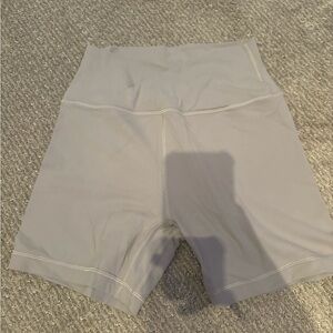 Beige TNA Women's Gray High-Waisted Shorts